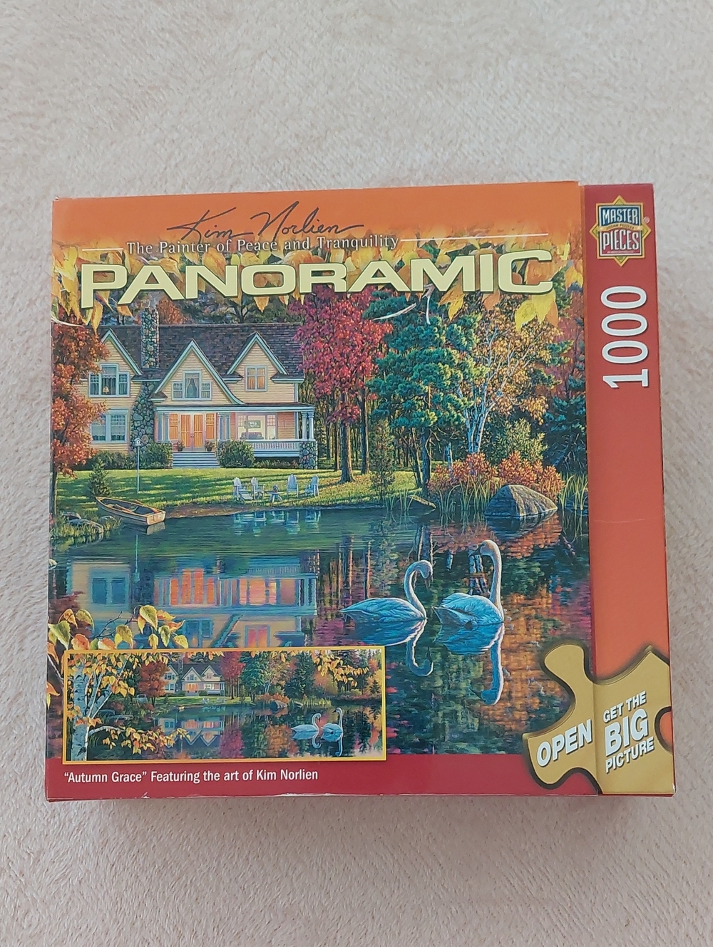 Kim Norlien PANORAMIC "Autumn Grace" Jigsaw Puzzle NIB